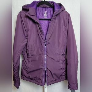 EMS Women's Hooded Ski/Snowboard Jacket Purple Size M